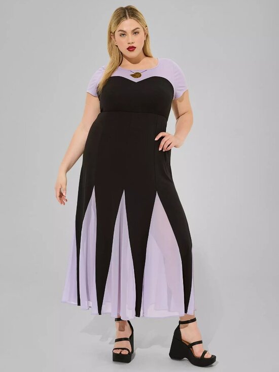 Torrid Curve Dresses & Skirts - Torrid Disney The Little Mermaid Ursula Purple Maxi Dress Size 22-24, 3XL